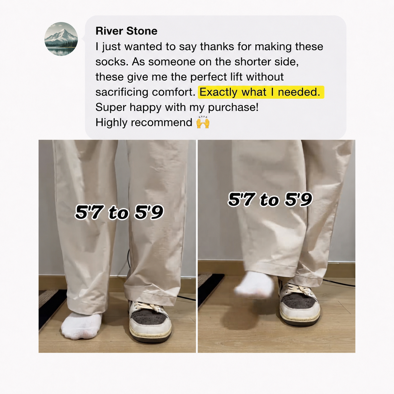 Hidden Lift before and after customer result 3