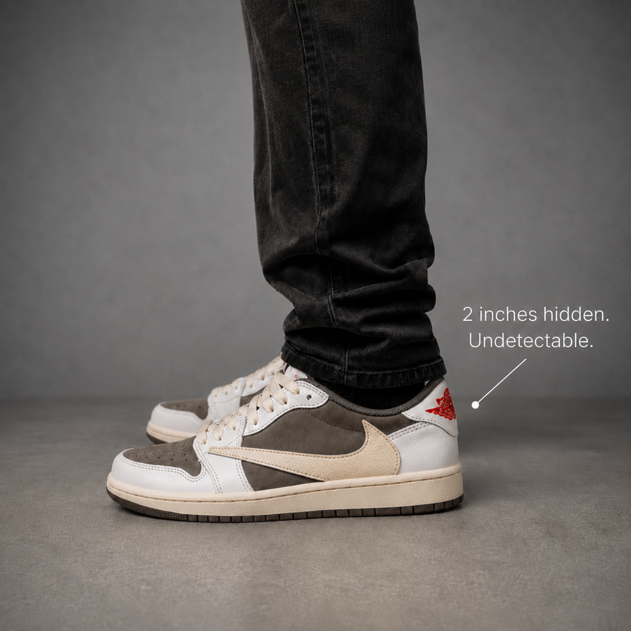Hidden Lift Height Boost Socks — the lift no one sees